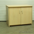 Blonde 36" 2 Door Storage Cabinet